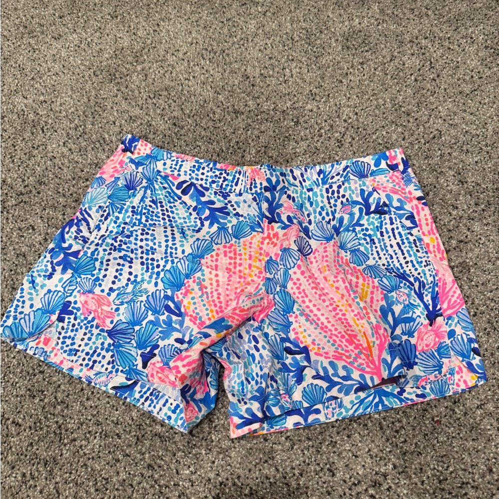 Lilly Pulitzer Ocean View Athletic Shorts Medium
